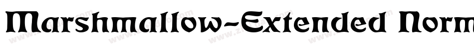 Marshmallow-Extended Normal字体转换